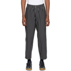 Nanamica Black Vertical Stripe Trousers