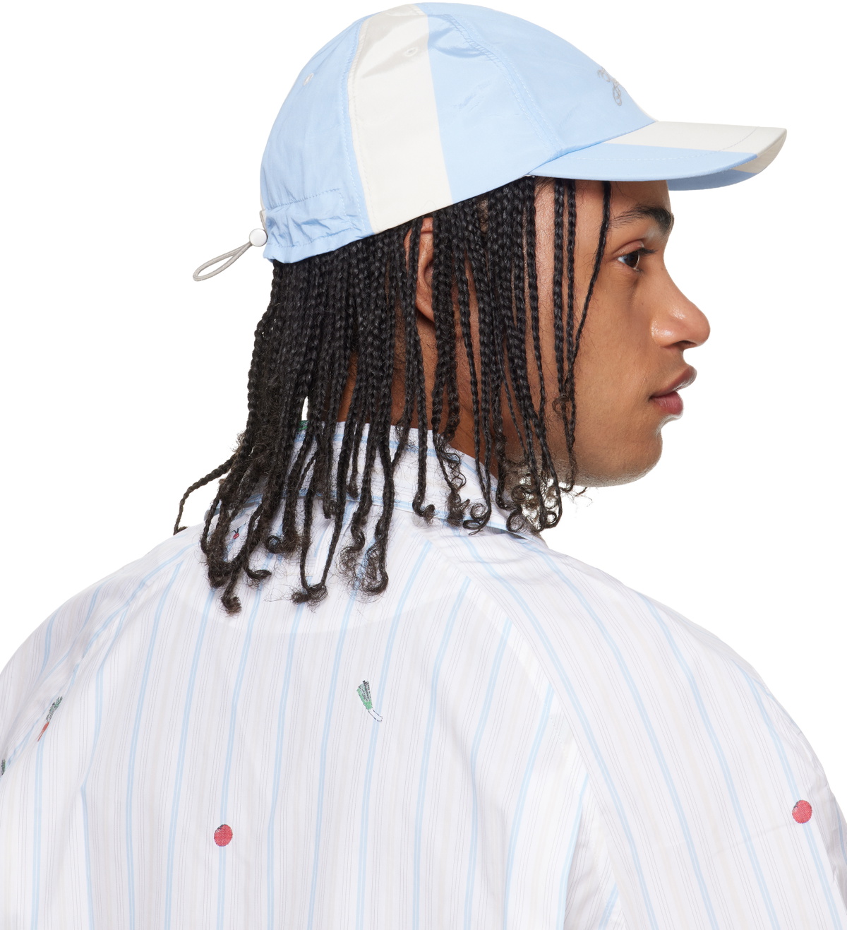 JACQUEMUS Blue & Off-White 'The Baluchon baseball' Cap