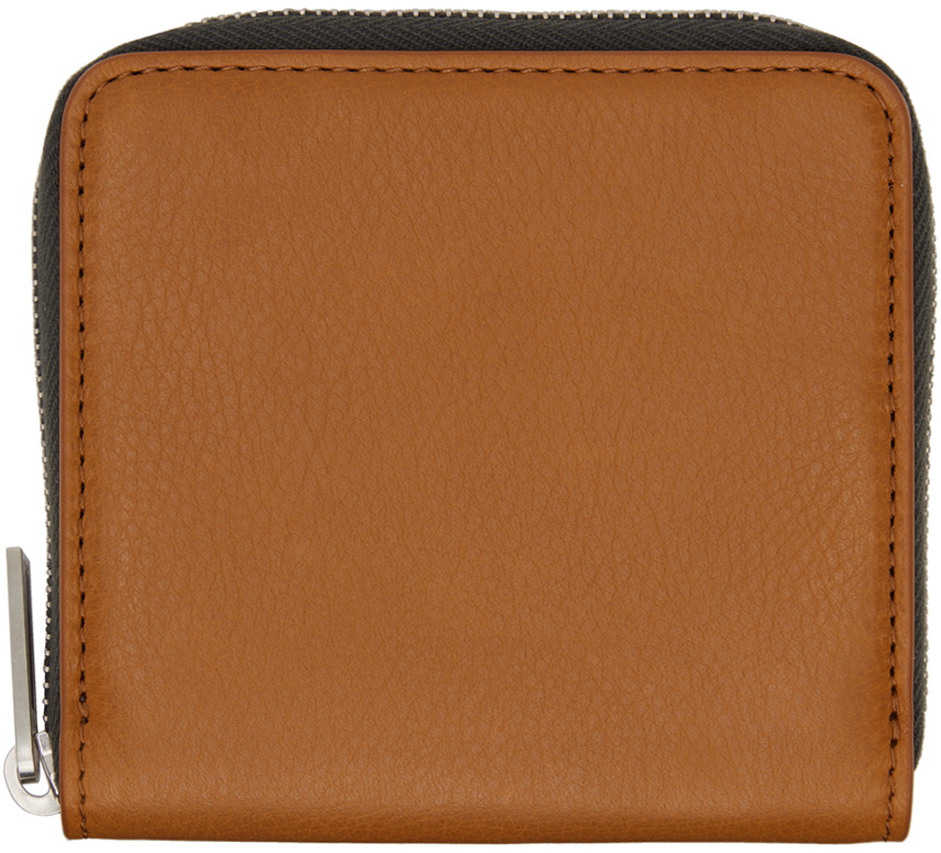Rick Owens Orange Zipped Wallet Rick Owens