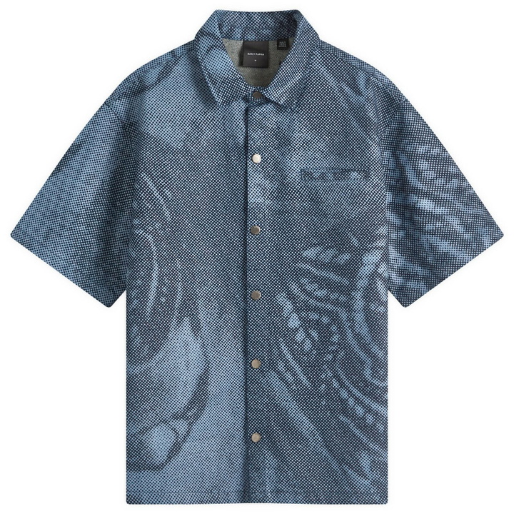 Photo: Daily Paper Men's Braids Denim Shirt in Multi-Colored