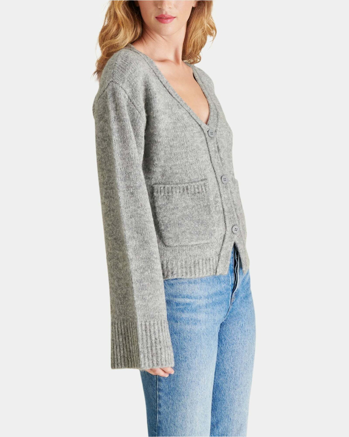 Steve Madden Odelia Cardigan in Grey