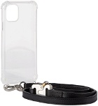 1017 ALYX 9SM Transparent Leather Strap iPhone 11 Case