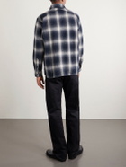 3sixteen - Checked Cotton-Flannel Shirt - Black