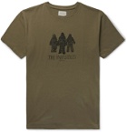 Wood Wood - Invisibles Printed Organic Cotton-Jersey T-Shirt - Brown