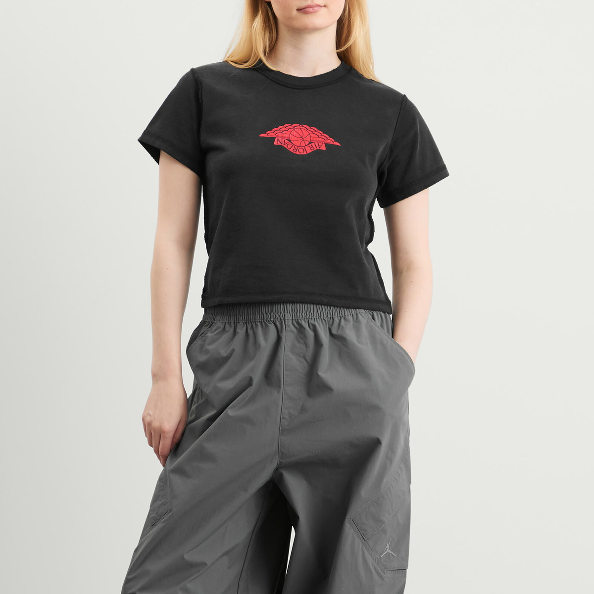 Air Jordan Women's Flight Graphic T-Shirt in Black