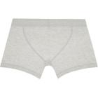 SKIMS Three-Pack Gray SKIMS Cotton 3 Boxer Briefs