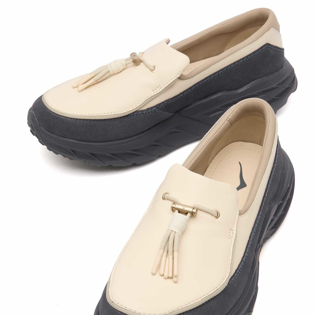 HOKA ONE ONE U Speed Loafer Sneaker in Birch/Charcoal Grey
