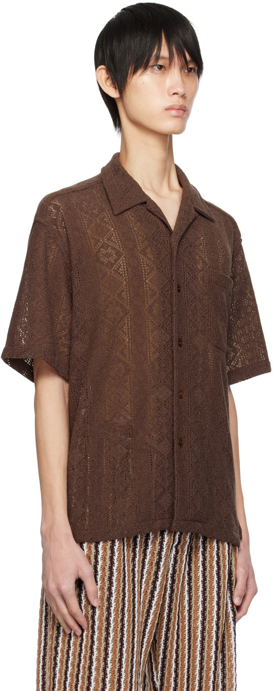 CMMN SWDN Brown Ture Shirt CMMN SWDN