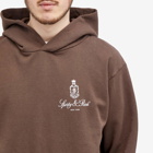 Sporty & Rich Men's Vendome Hoodie in Chocolate/White