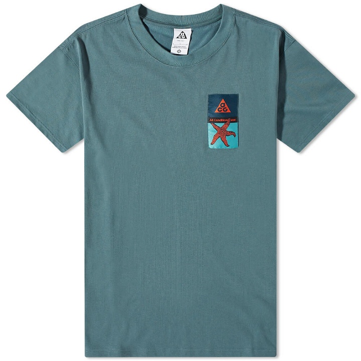 Photo: Nike Men's ACG Patch T-Shirt in Faded Spruce