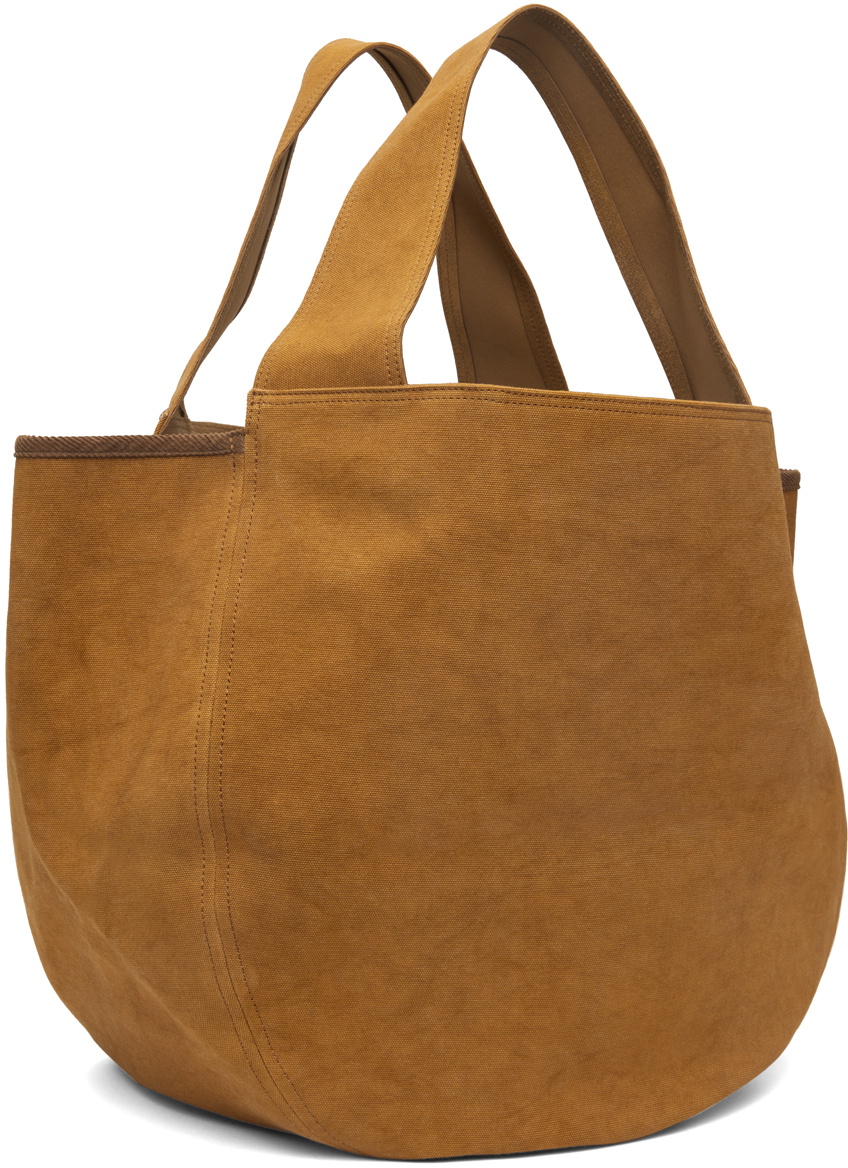 トートバッグ JW ANDERSON Camel Canvas Workwear Shopping Bag JW Anderson Tan Maxi Canvas Tote JW Anderson