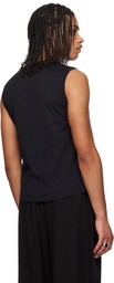 Ann Demeulemeester Black Ysewijn Smokey Eyes Tank Top