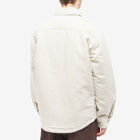 Jacquemus Men's Quilted Overshirt in Light Beige