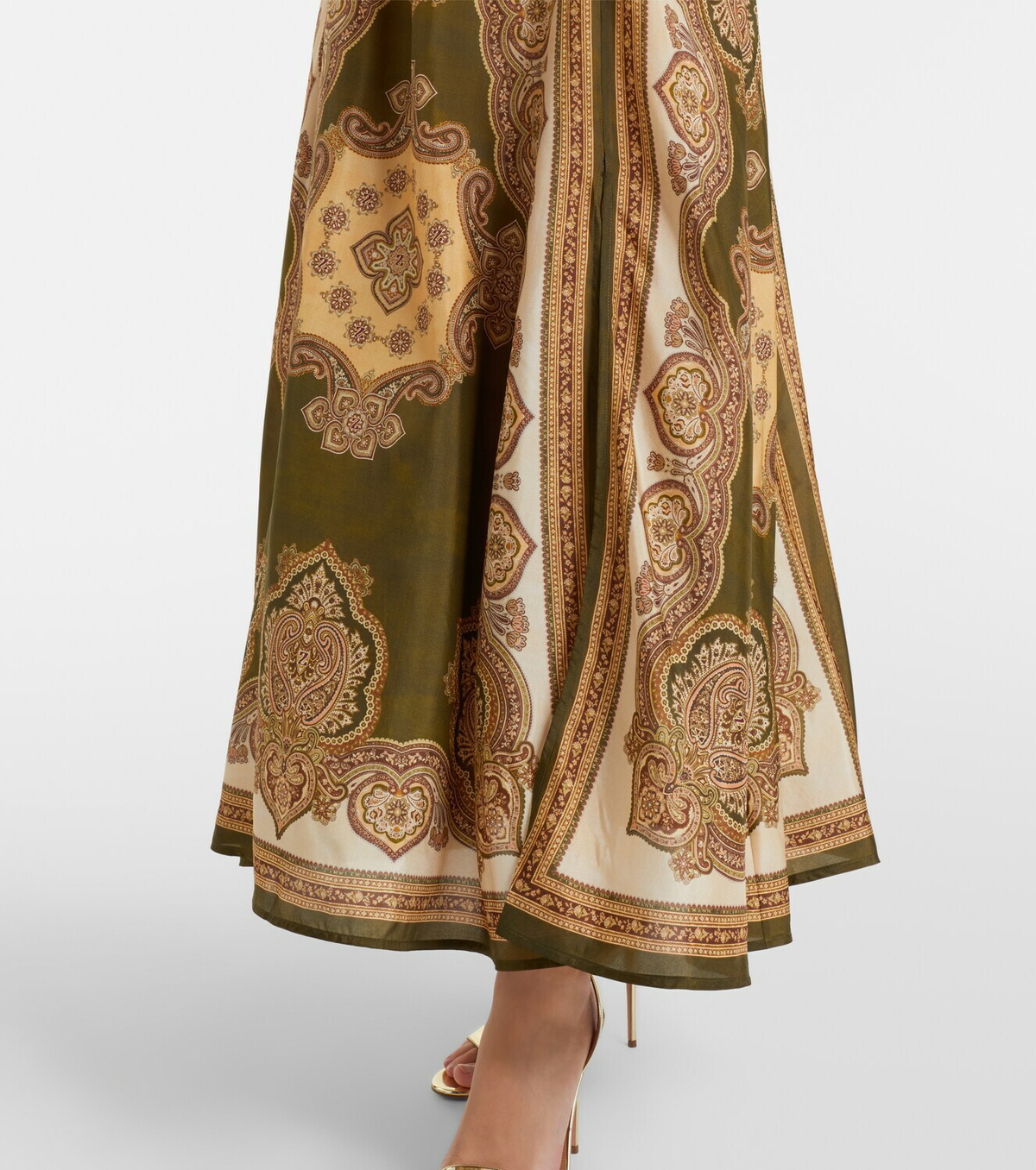 Zimmermann Mahon paisley silk midi dress