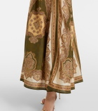 Zimmermann Mahon paisley silk midi dress