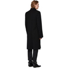 Ann Demeulemeester Black Wool Coat