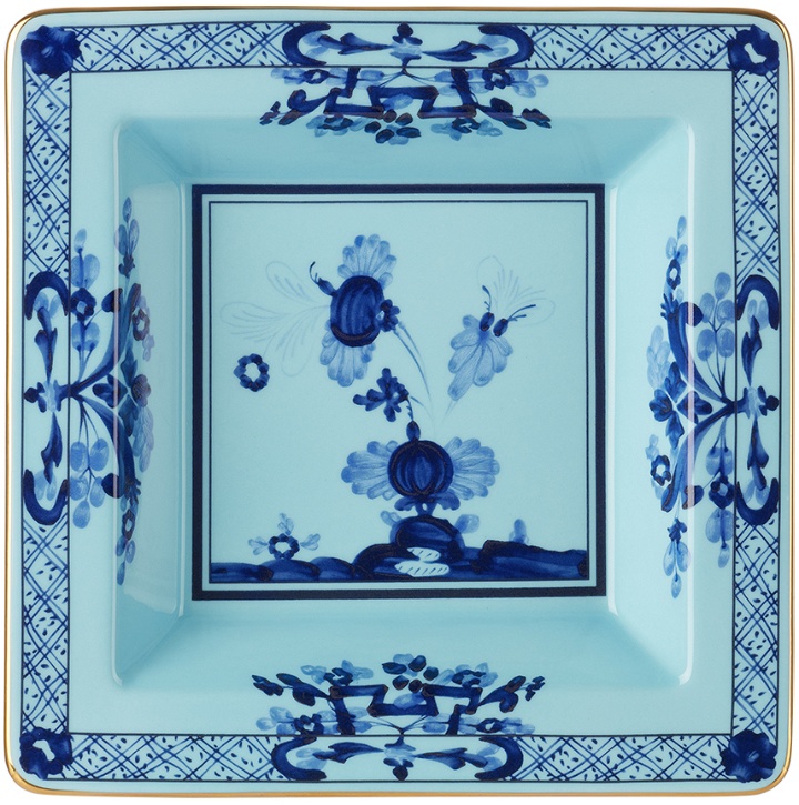 Photo: Ginori 1735 Blue Oriente Italiano Square Change Tray