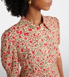 Rixo Bloom floral midi dress