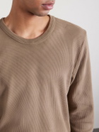 Les Tien - Slim-Fit Cotton-Blend Piqué T-Shirt - Neutrals