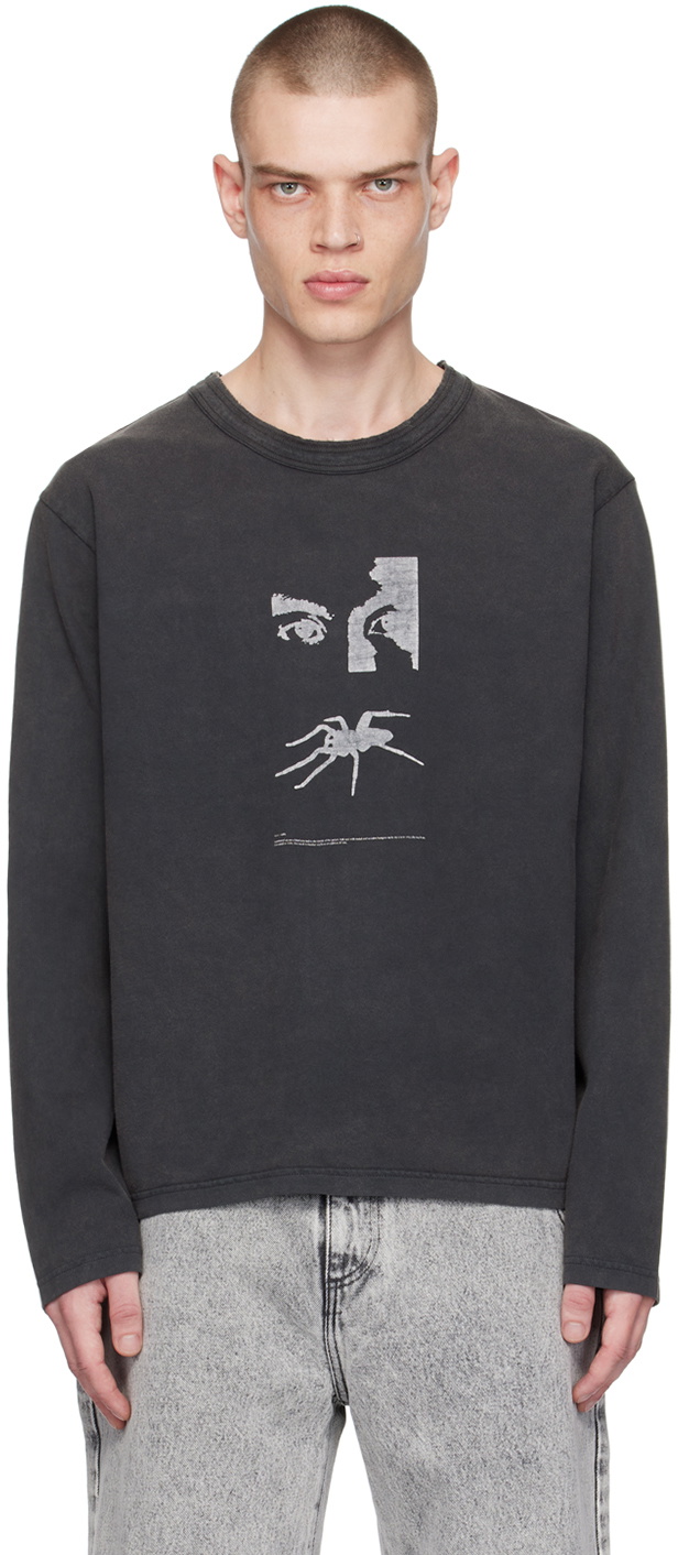 【関税込み】mfpen グレー Tencel LS Tシャツ mfpen Gray Tencel LS T-Shirt | REVERSIBLE
