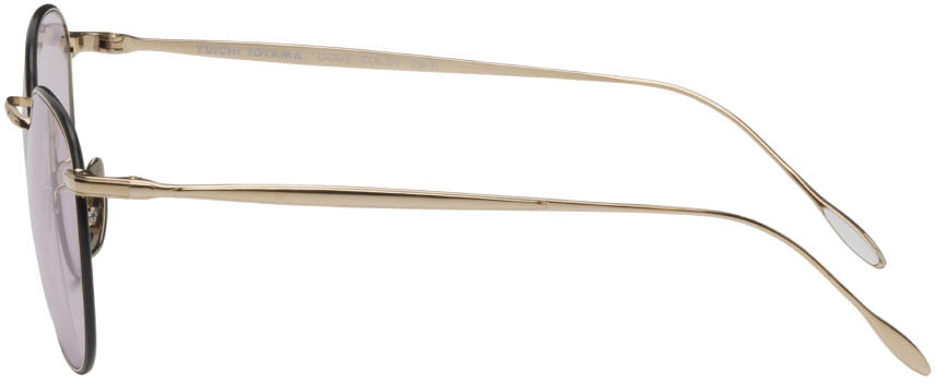 YUICHI TOYAMA. Gold Grenier Sunglasses