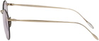 YUICHI TOYAMA. Gold Grenier Sunglasses