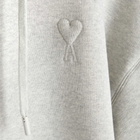 AMI Paris Women's ADC Embossed Hoodie in Heather Grey