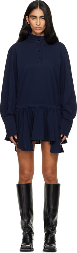 Photo: FIDAN NOVRUZOVA Navy Leni Polo Minidress