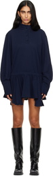 FIDAN NOVRUZOVA Navy Leni Polo Minidress