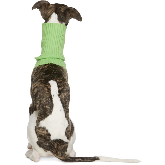 giu giu Green Nonna Turtleneck Dog Collar