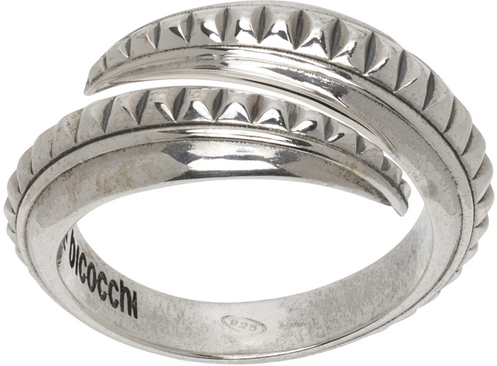 Photo: Emanuele Bicocchi Silver Pyramid Spiral Ring