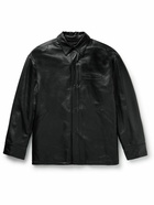 Enfants Riches Déprimés - Padded Leather Overshirt - Black