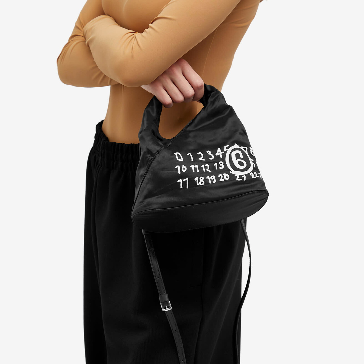 MM6 Maison Margiela Women's Japanese Crossbody Bag in Black
