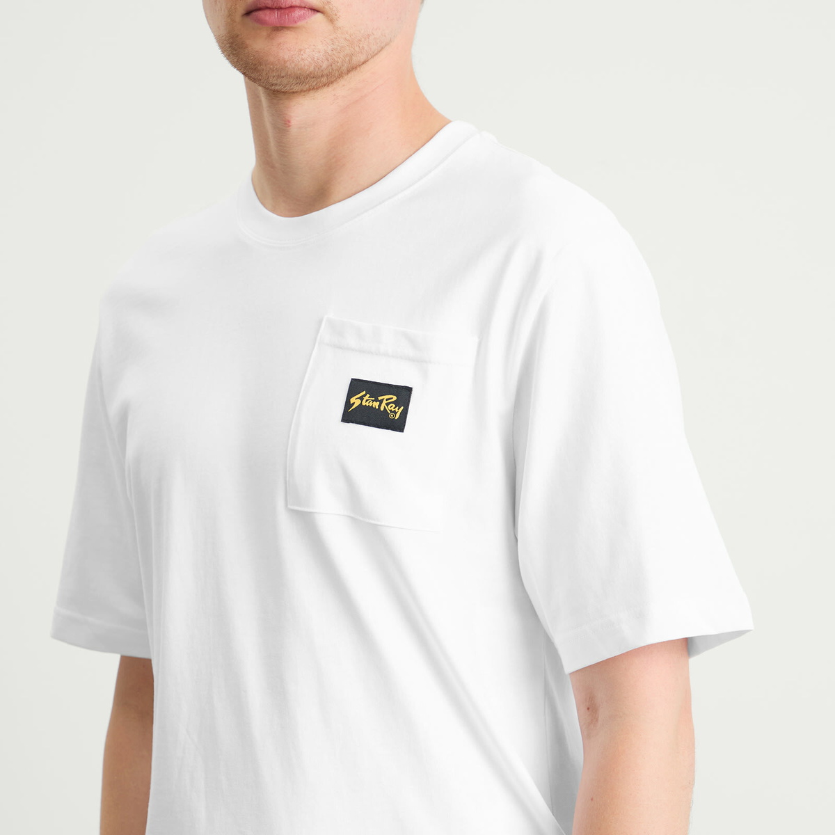 Stan Ray Men's Patch Pocket T-Shirt in White