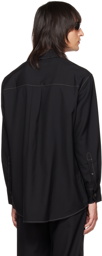 JieDa Black Panel Shirt