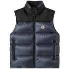 Moncler Men's Ophrys Contrast Yolk Gilet in Navy/Black