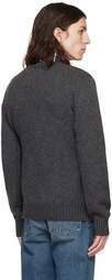 De Bonne Facture Gray Chamois Crewneck