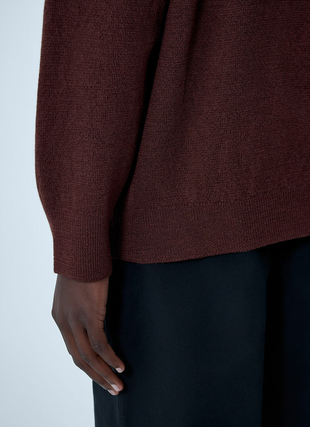 MHL by Margaret Howell Wool Knitted Polo Sweater