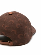 Marine Serre Moon-Jacquard Twill Baseball Cap