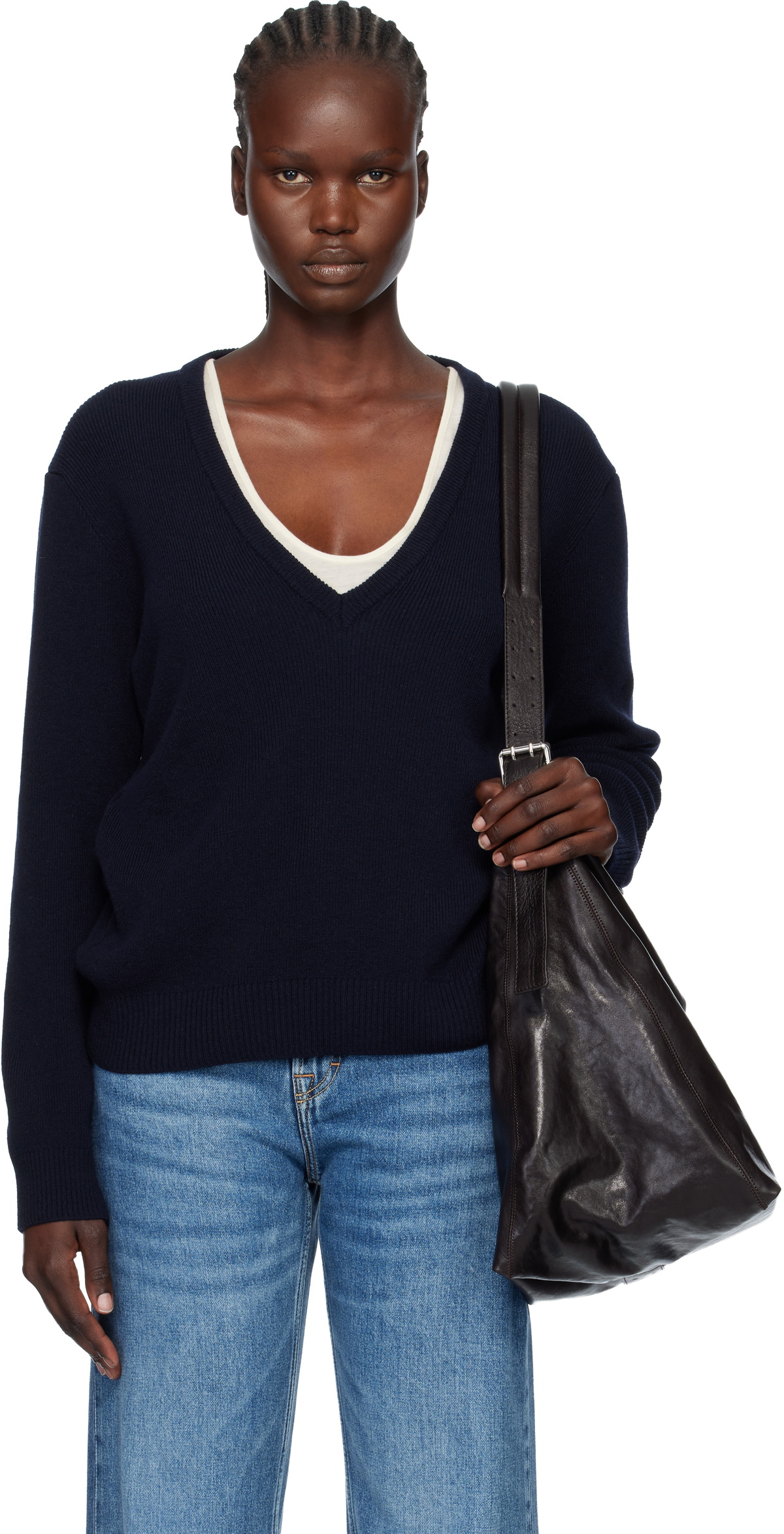 A.P.C. Navy Anae Sweater