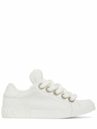 DOLCE & GABBANA - Portofino Leather Skater Sneakers