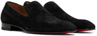 Christian Louboutin Black Dandelion Loafers