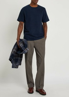 Wax London Dean Cotton T-shirt Navy