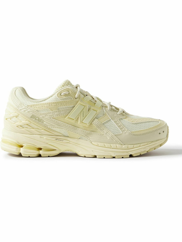 New Balance - M1906 Rubber-Trimmed Mesh and Metallic Faux Leather