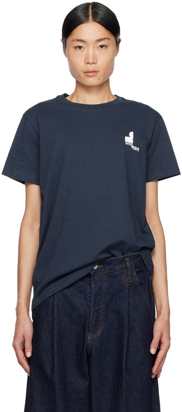 Photo: Isabel Marant Navy Zafferh T-Shirt