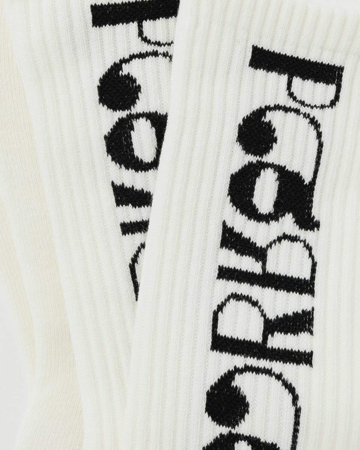 By Parra TOKYO LOGO CREW SOCKS White Men
