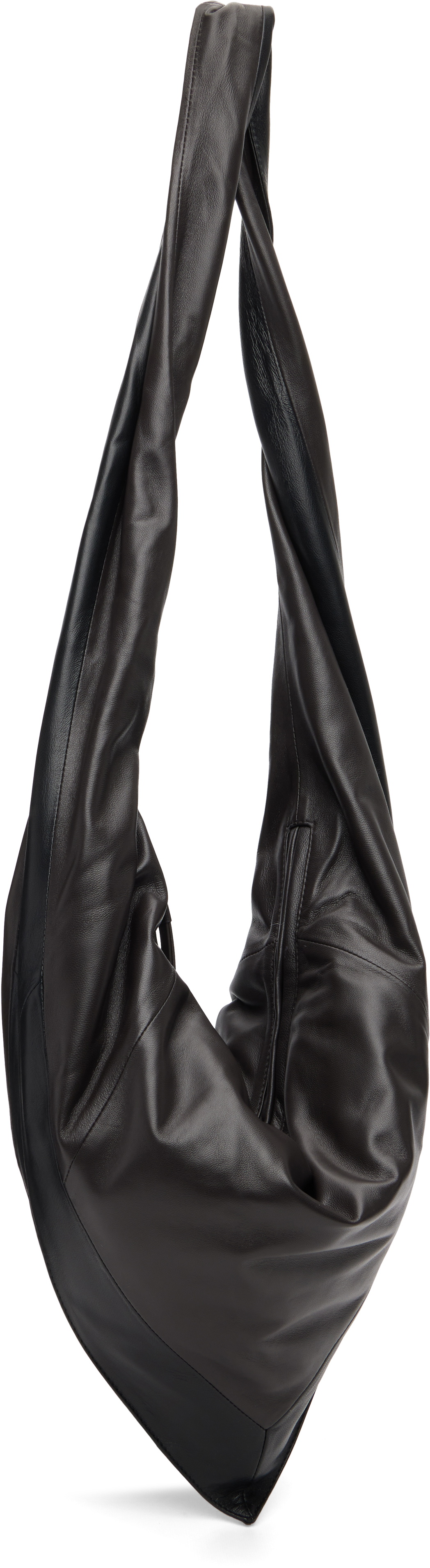 LEMAIRE Black Small Scarf Extended Handle Bag