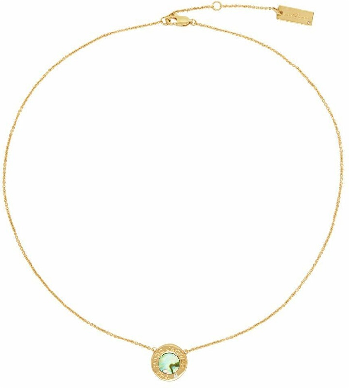Photo: Marc Jacobs Gold & Abalone 'The Medallion' Necklace