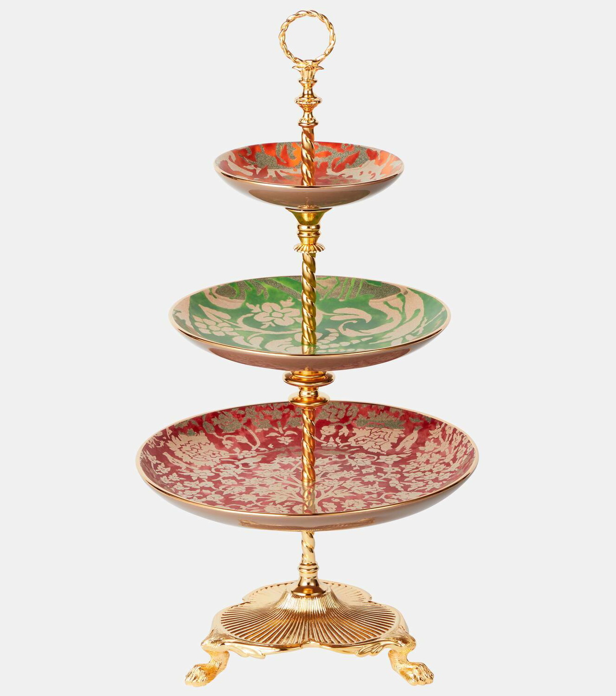 L'Objet Fortuny tiered porcelain dessert server