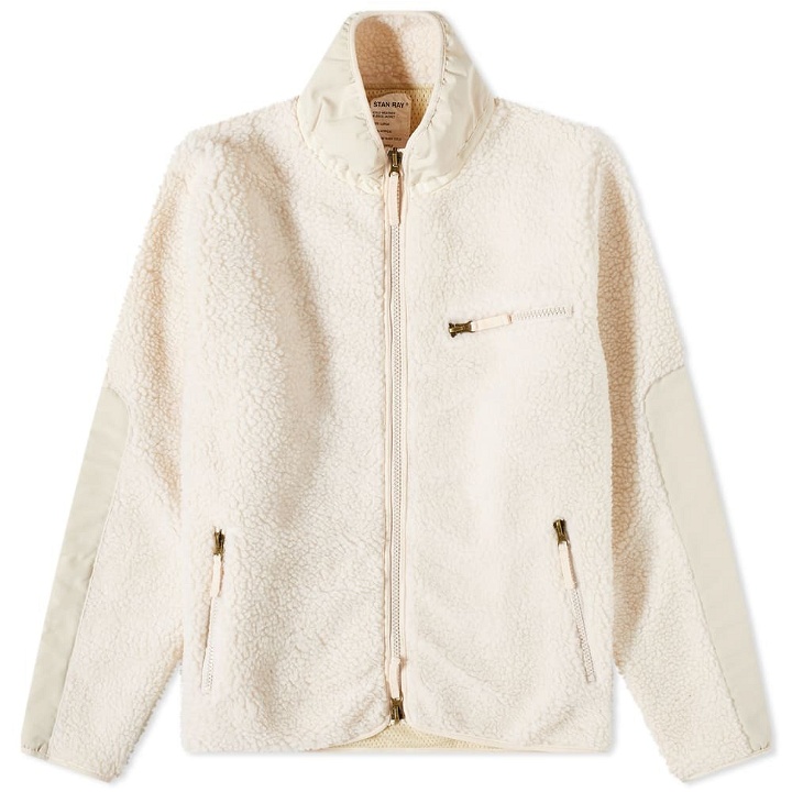 Photo: Stan Ray Men's High Pile Fleece Jacket in Natural